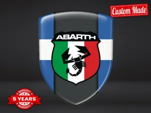 Fiat Abarth Autocollants Logo Perso Style Max Durable Pro